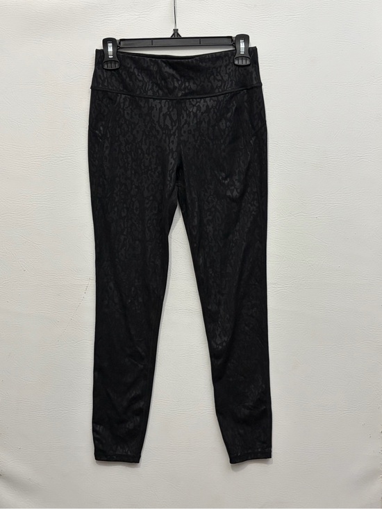 Sweaty Betty Pants - Sweaty Betty Black Wild Side Animal Print Textured Full Length Leggings Small